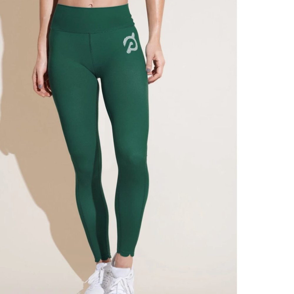 Peloton Emerald Scallop Leggings